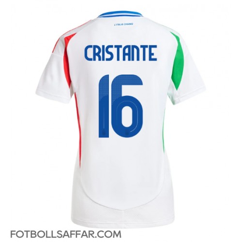 Italien Bryan Cristante #16 Bortatröja Dam EM 2024 Kortärmad